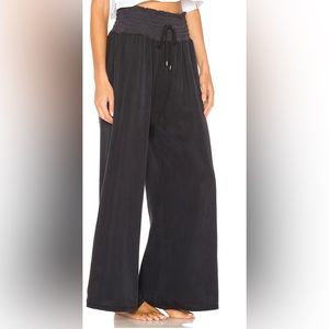 NWT Free People Mia Pant Wide-leg Washed Black M